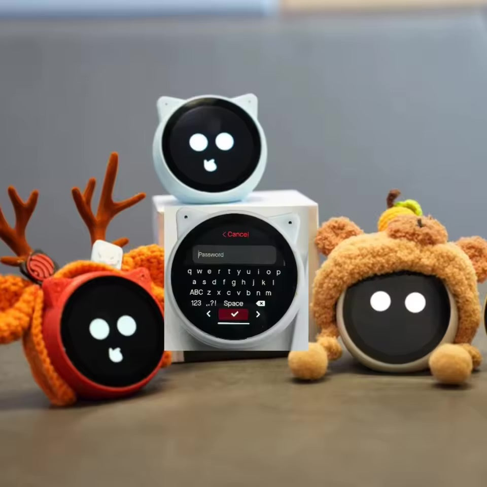 Echoear Meow Companion Desktop Intelligent Ai Chat Robot Bean Bag Voice Dialogue Toy Finished Holiday Gift