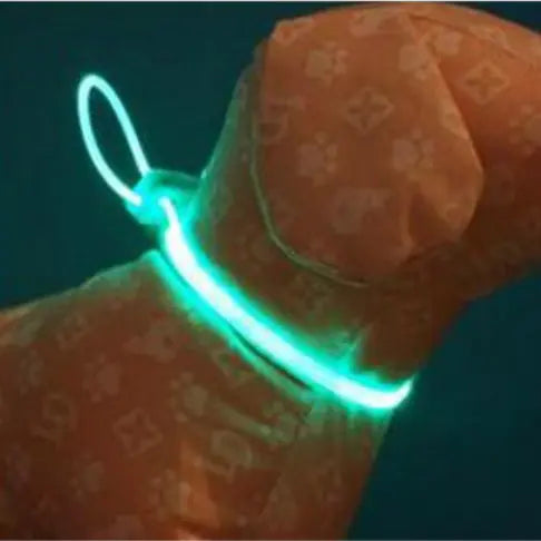 Luminous Dog Strap Pendant Collar
