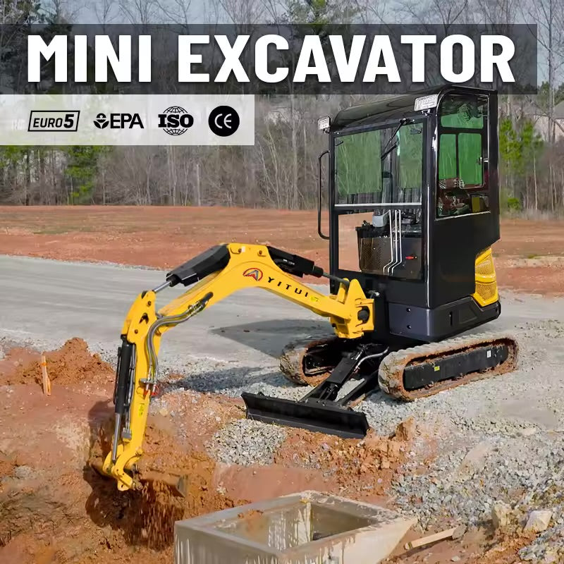 Mini Excavator with Thumb Bucket Kubota Engine EPA Compliant Customized Crawler Excavator for Farm Use Bagging Feature for Sale