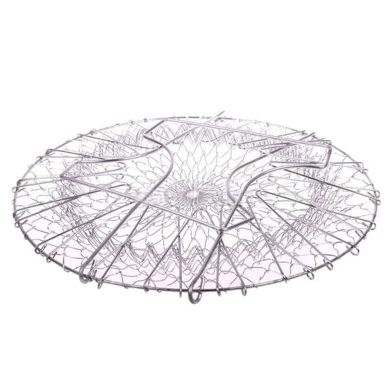 Multi-Functional Foldable Frying Basket for Kitchen