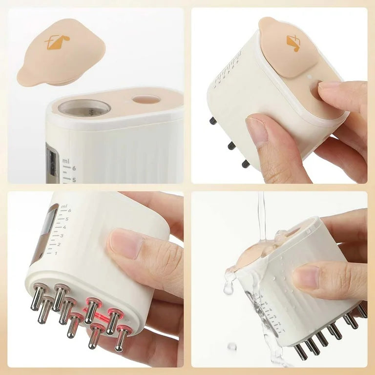Electric Oil Applicator and Vibration Scalp Massager 2 in 1.