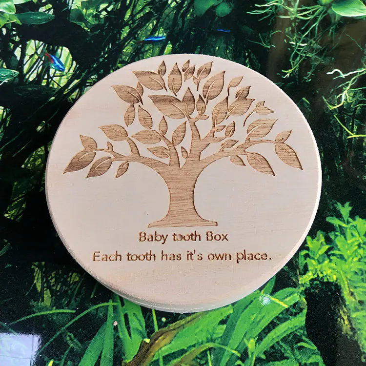 Box Baby Tooth and Hair Collection Box (Round)