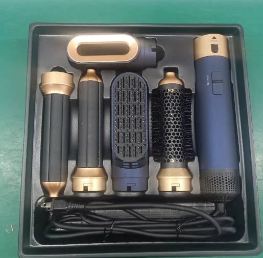 5-in-1 Hot Air Comb Hair Dryer (One Set)
