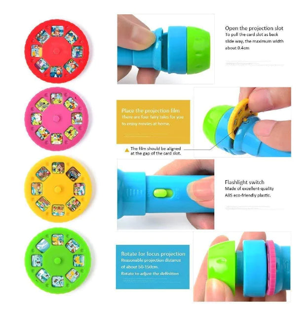Best Children's Classic Story Projector with Light and different pictures.