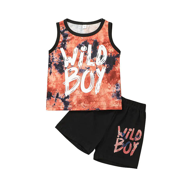 Children's Sports Style T-Shirt and Shorts Set (3-8 yrs)
