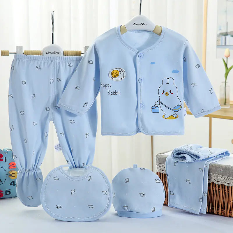 Cotton Baby Outfit Set for Newborns (0-3 Months)