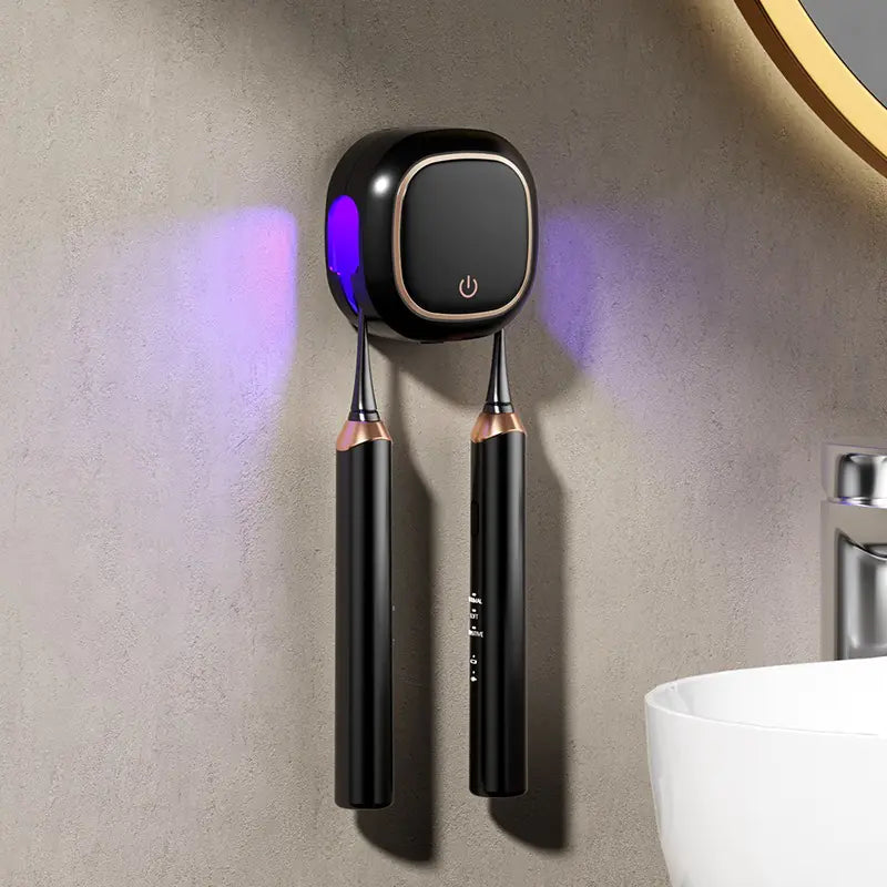 UV Toothbrush Sterilizer with Timing Functions (One Set)