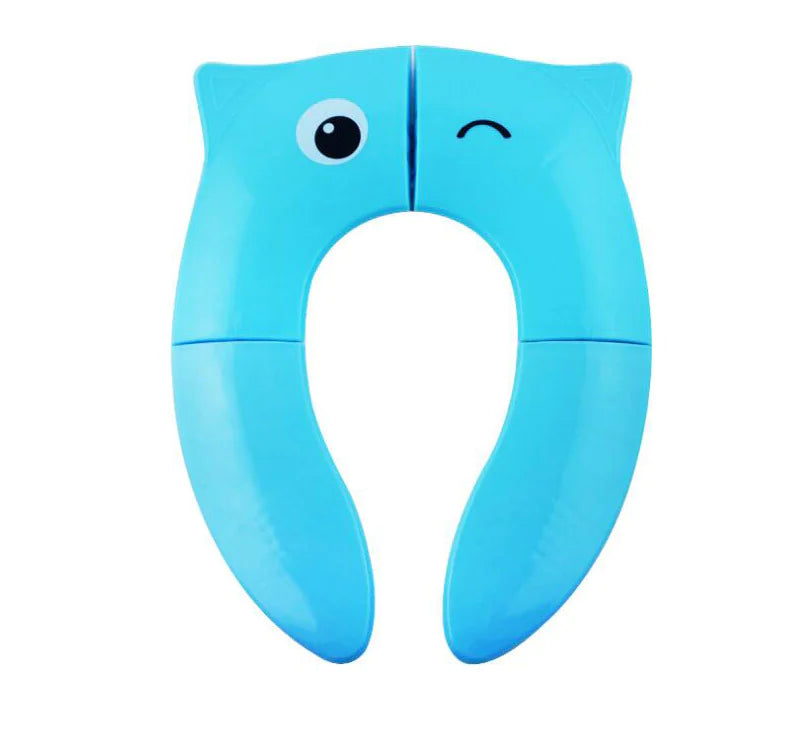 Owl-Shaped Folding Toilet Seat