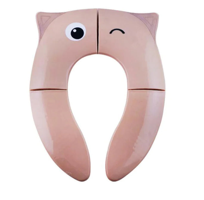 Owl-Shaped Folding Toilet Seat