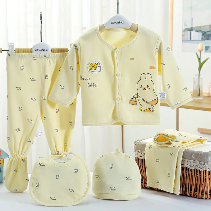Cotton Baby Outfit Set for Newborns (0-3 Months)