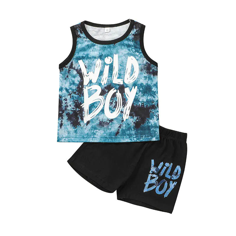 Children's Sports Style T-Shirt and Shorts Set (3-8 yrs)