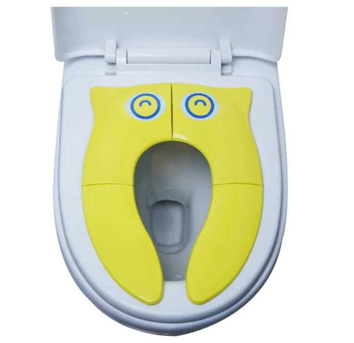 Owl-Shaped Folding Toilet Seat