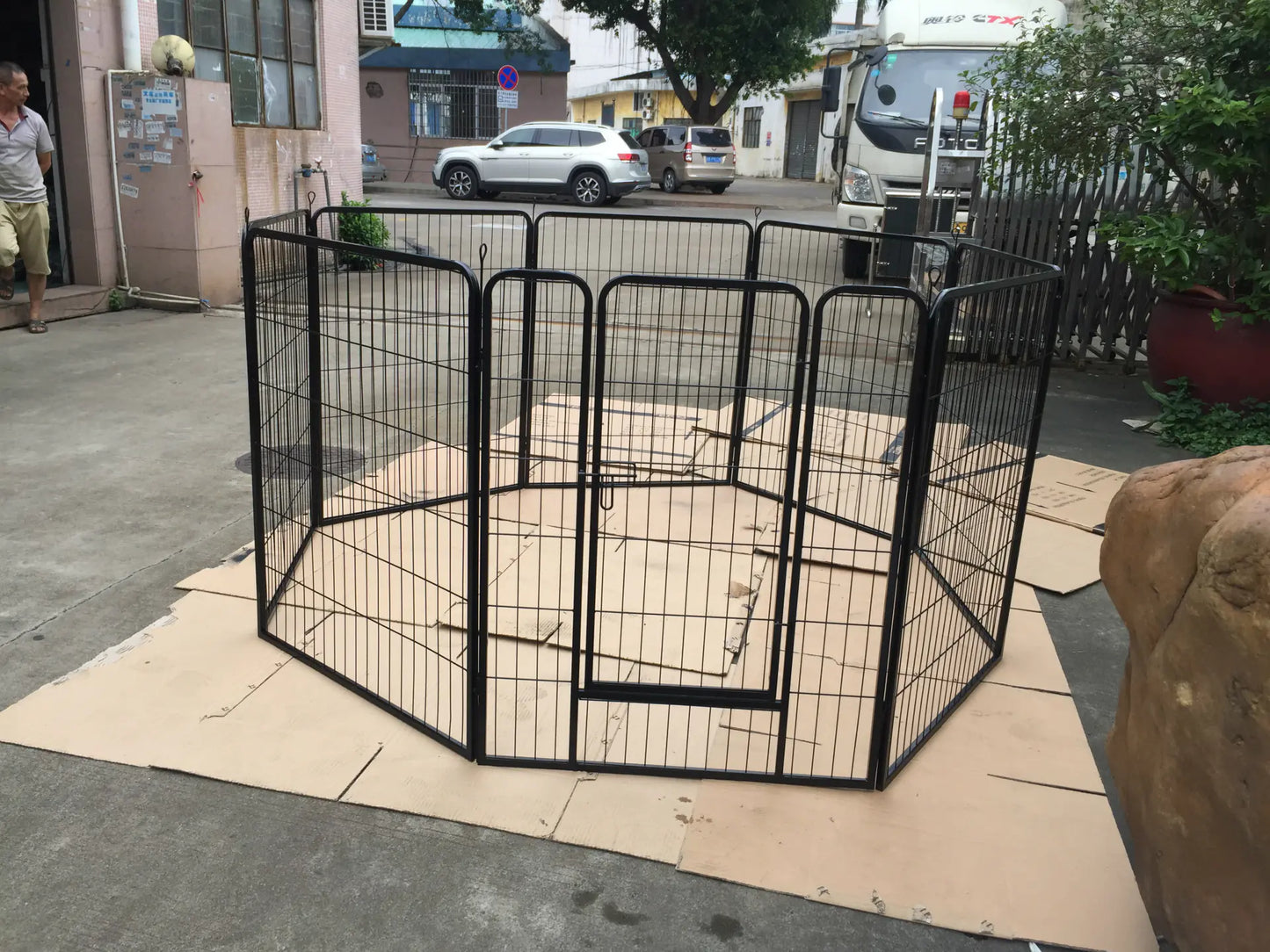 Metal Pet Fence for Large and Medium Dogs (Custom)