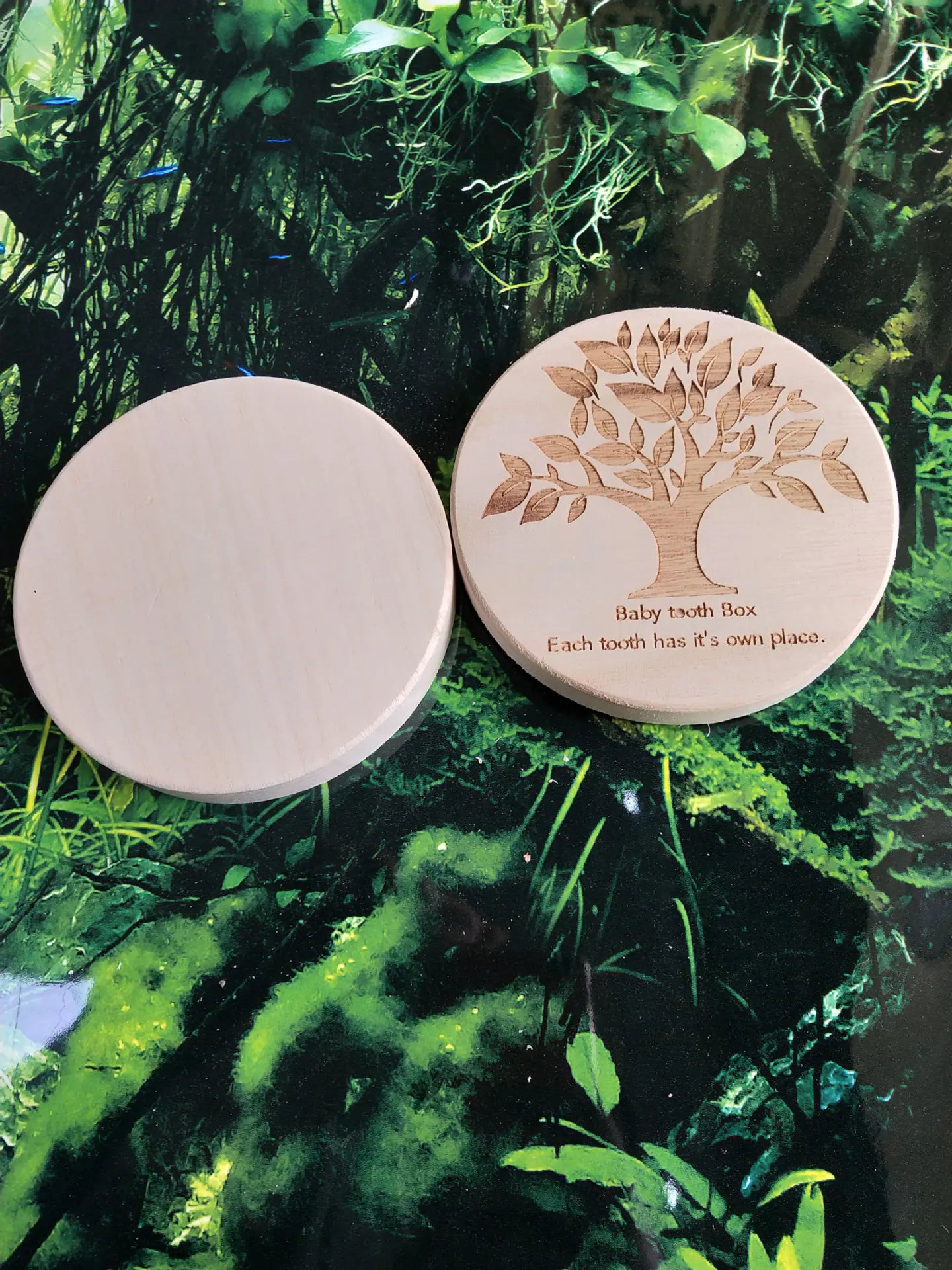 Box Baby Tooth and Hair Collection Box (Round)
