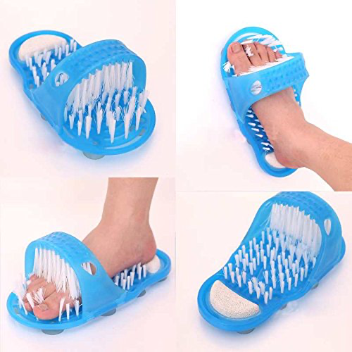 Chaussons de bain et de douche en plastique pour massage des pieds