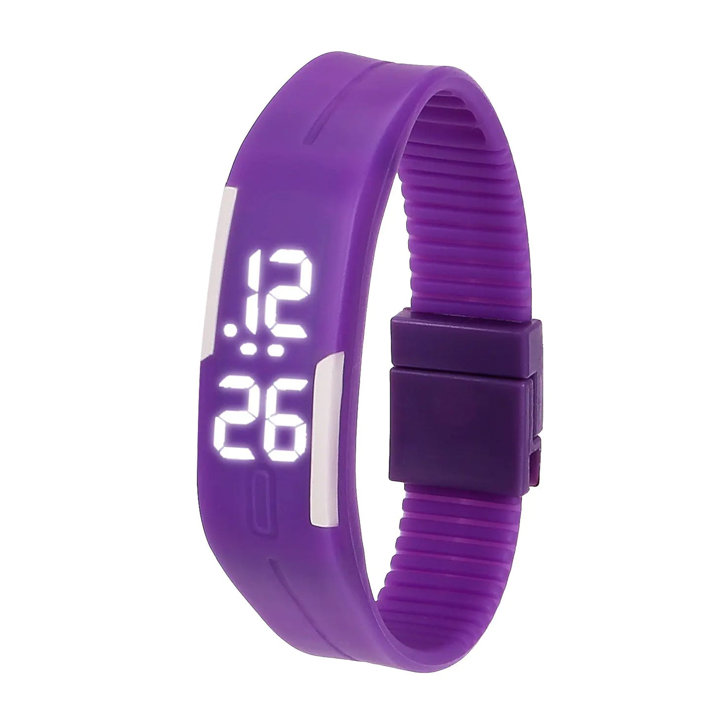 Waterproof LED Silicone Sports Watch for Students