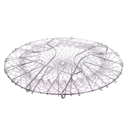 Multi-Functional Foldable Frying Basket for Kitchen