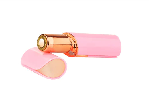 Épilateur facial plaqué or rose