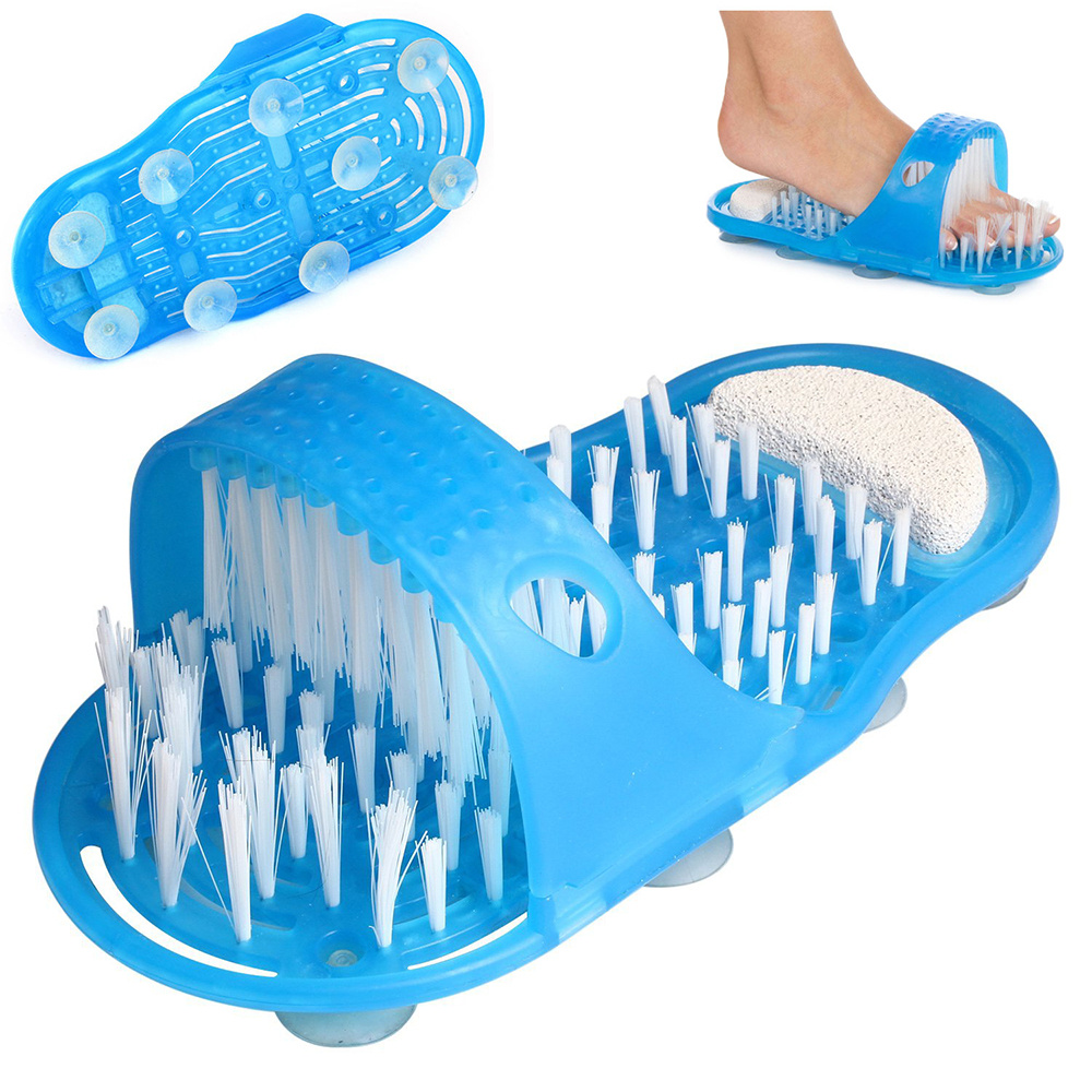 Chaussons de bain et de douche en plastique pour massage des pieds