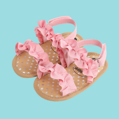 Lace Trim Baby Sandals for Toddlers and Infants