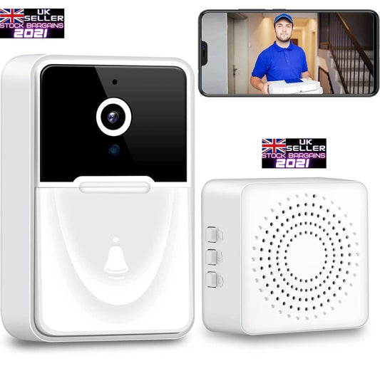 Wireless Security Smart WiFi Doorbell Intercom Video Camera Door Ring Bell Chime