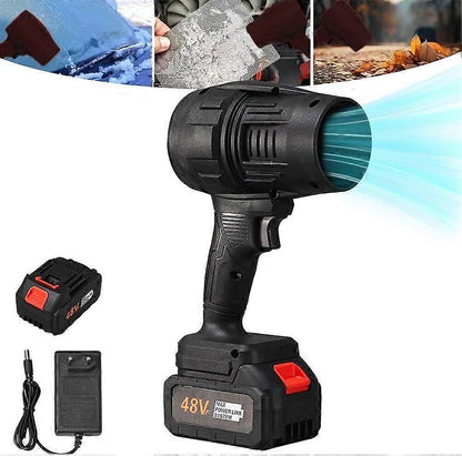 Souffleur À Jet Turbo, Dépoussiéreur À Air Super Puissant Turbo sans Fil,Mini Souffleur De Poussière Violent Portable, Souffleur À Jet Sec pour Séchage De Voiture (Noir)
