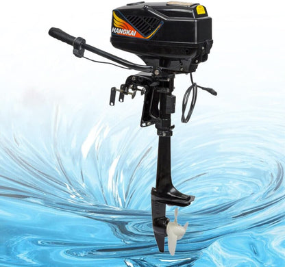 Moteur hors-bord électrique 48 V 1 200 W, moteur sans balais en cuivre pur, pour bateaux de pêche et bateaux gonflables