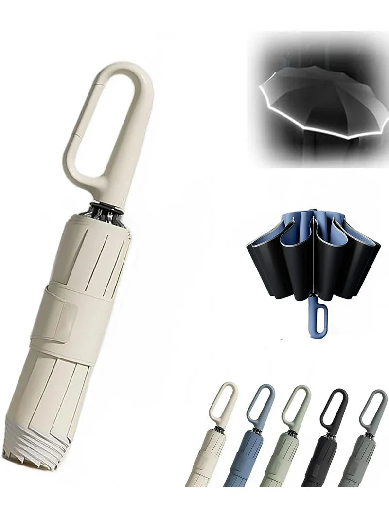 Xiaomi Strong Windproof Automatic Umbrella 72 Bones Sunshade Uv Protection Folding Umbrella Buckle Rain Large Parasol For Women