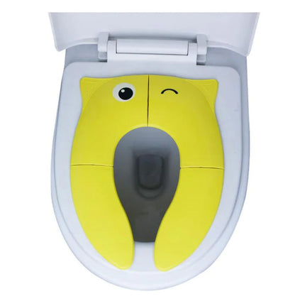 Owl-Shaped Folding Toilet Seat