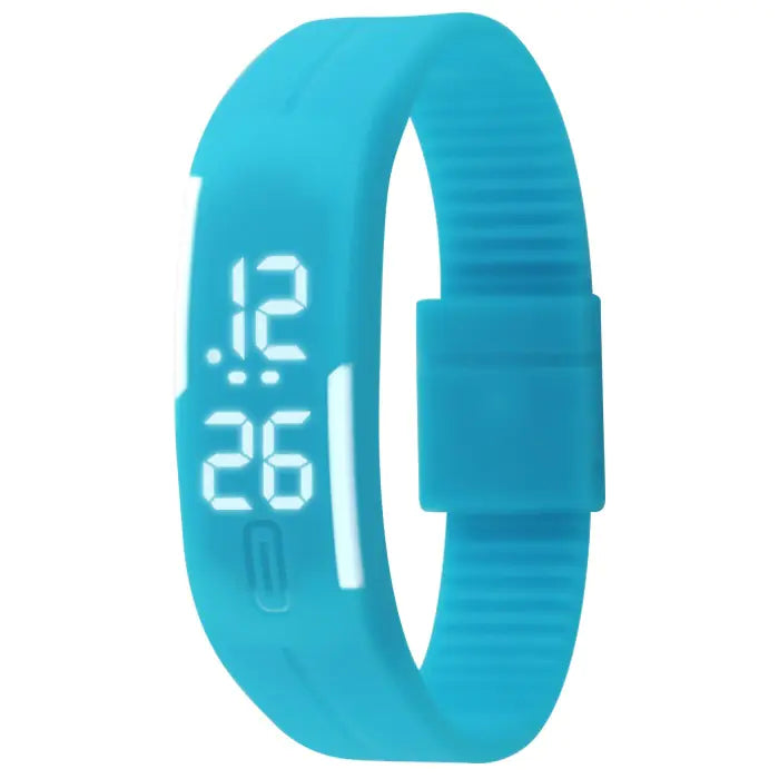 Waterproof LED Silicone Sports Watch for Students