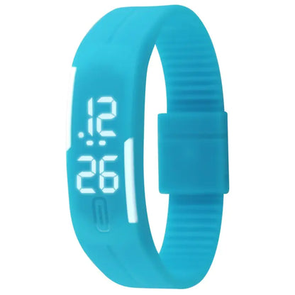 Waterproof LED Silicone Sports Watch for Students