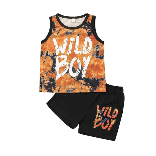 Children's Sports Style T-Shirt and Shorts Set (3-8 yrs)