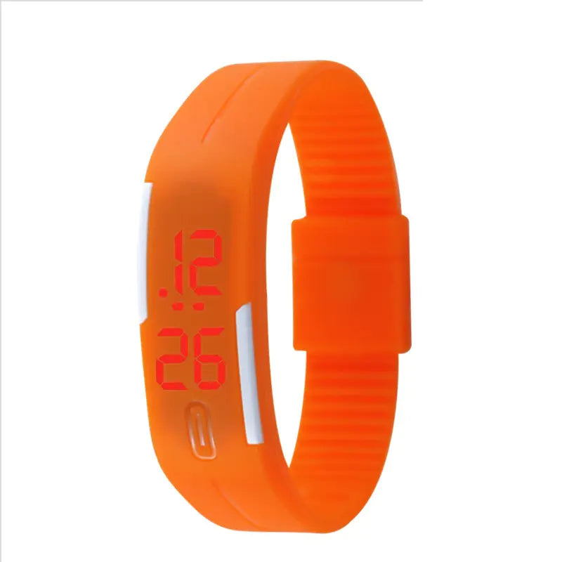 Waterproof LED Silicone Sports Watch for Students