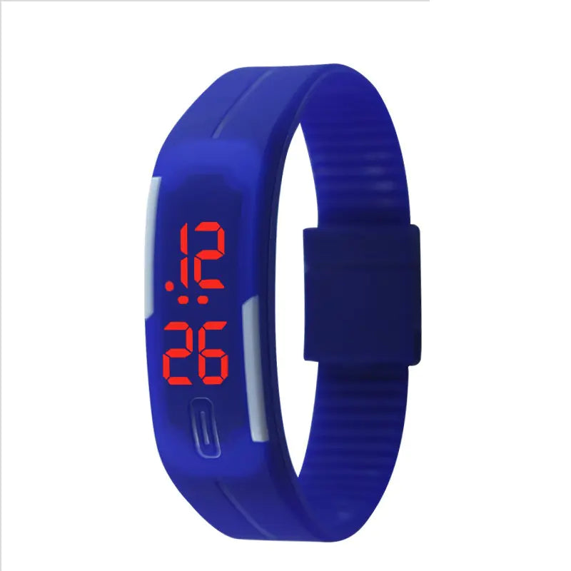 Waterproof LED Silicone Sports Watch for Students