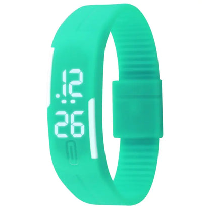 Waterproof LED Silicone Sports Watch for Students