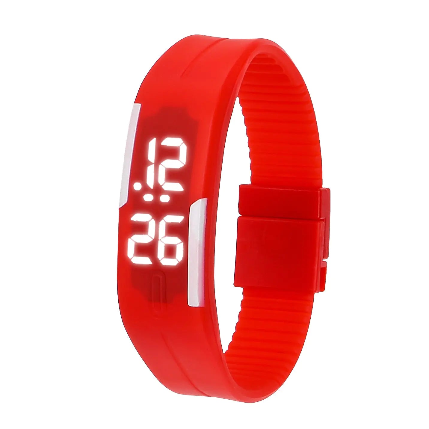 Waterproof LED Silicone Sports Watch for Students