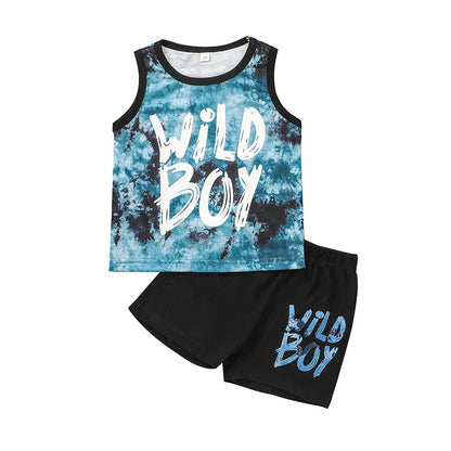 Children's Sports Style T-Shirt and Shorts Set (3-8 yrs)
