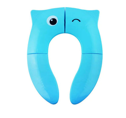 Owl-Shaped Folding Toilet Seat