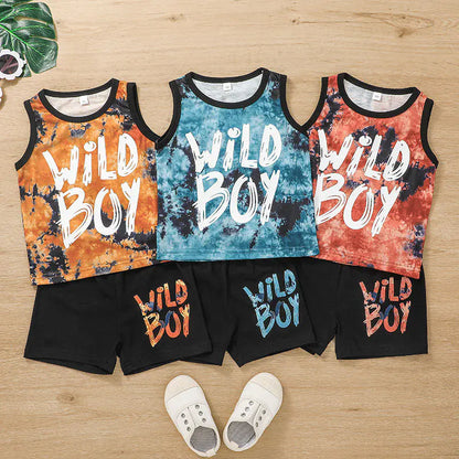 Children's Sports Style T-Shirt and Shorts Set (3-8 yrs)