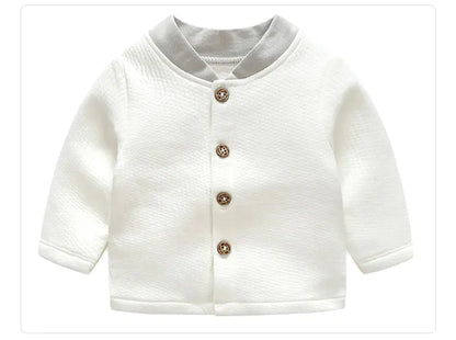 Thick Winter Baby Romper Set with Cotton Jumpsuit
