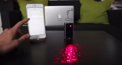 Portable Bluetooth Virtual Laser Keyboard Wireless Projector Keyboard With Mouse function For iphone Tablet Computer Phone
