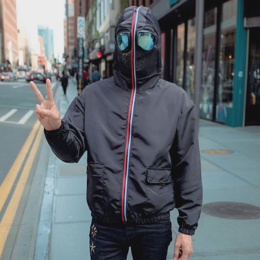 Unisex Hooded Sunglasses Protective Jacket for Sun Protection