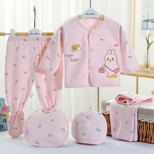 Cotton Baby Outfit Set for Newborns (0-3 Months)