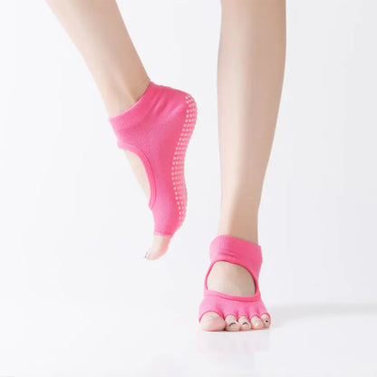 New Women's Yoga Socks with Non-Slip Design